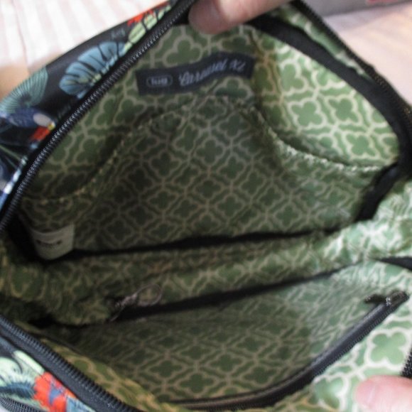 Lug Carousel Extra Large Crossbody Bag Black Animal Print - Picture 6 of 6